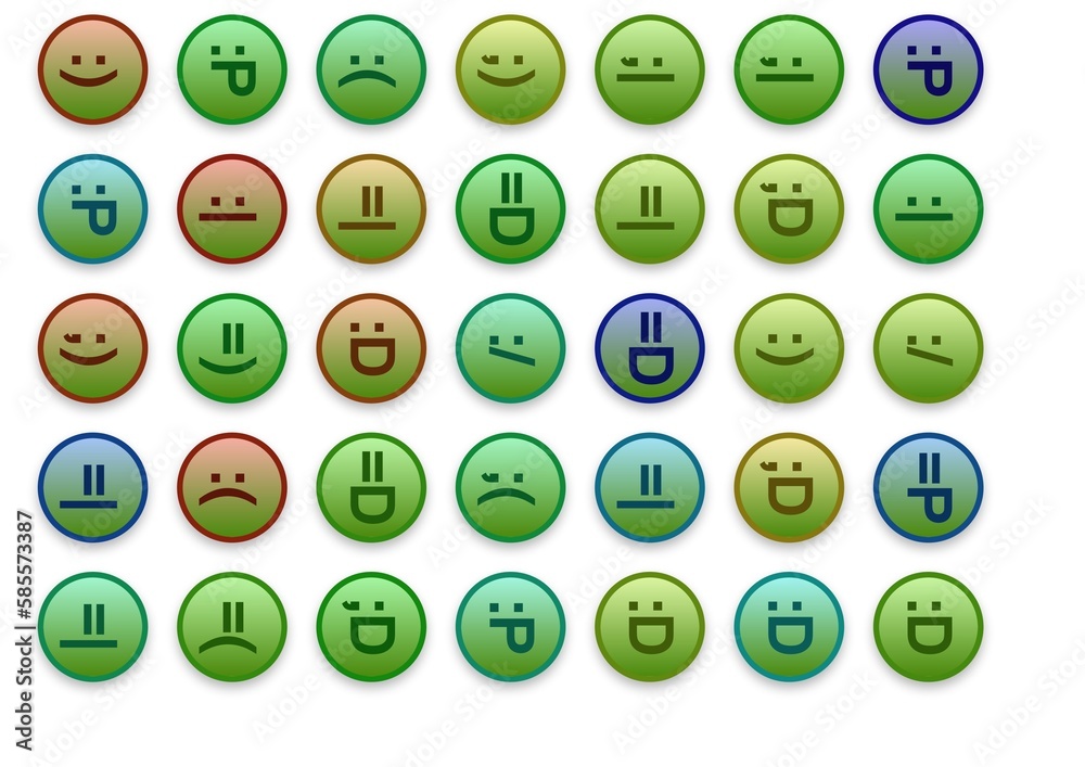 set of emojis set of emojis