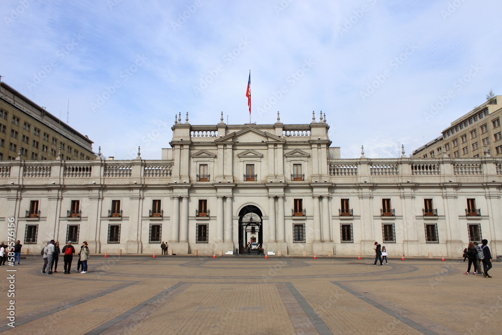 Palace de La Moneda in Santiago of Chile
