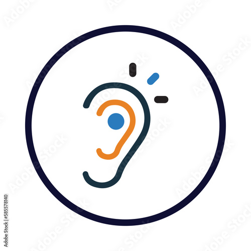 ear, hear, audiology, ear audiology icon
