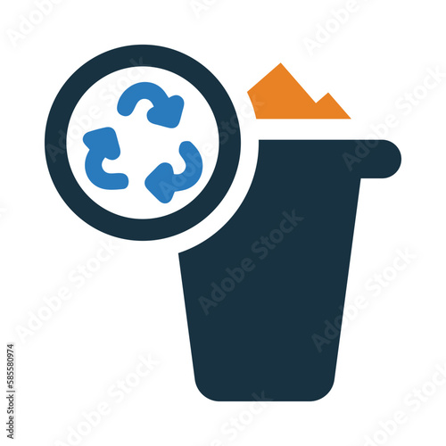 garbage, recycle, garbage bin, bin garbage bin icon