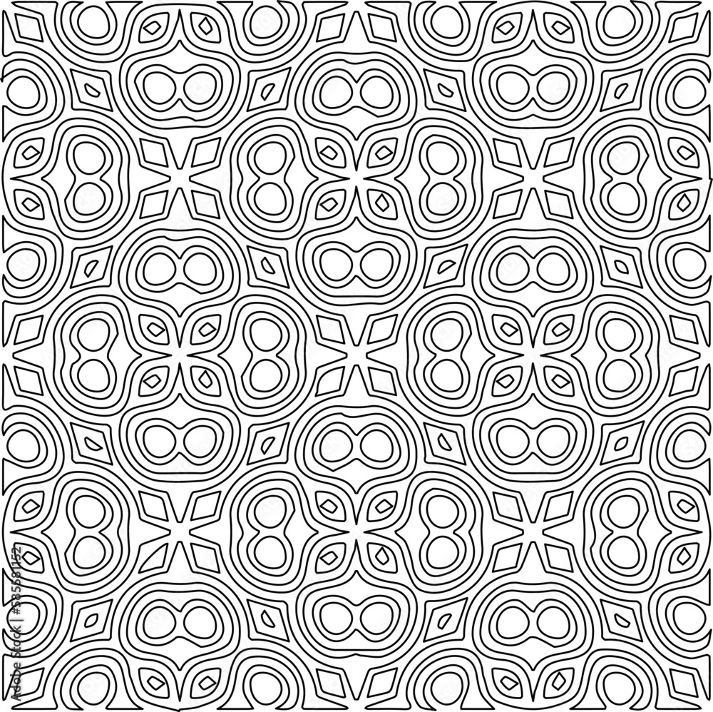 Obraz premium Striped geometric patterns. Digital design.Black and white pattern for web page, textures, card, poster, fabric, textile.