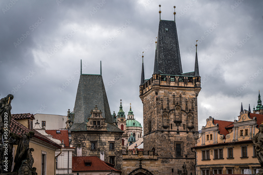 Fototapeta premium Old Town Bridge Tower Prague