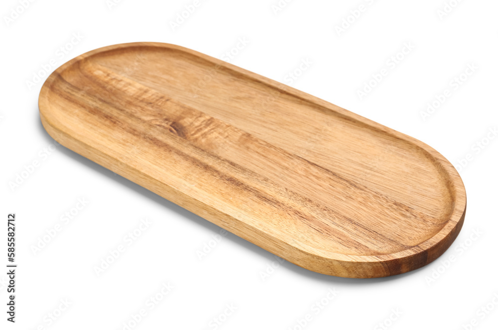 Wooden kitchen board isolated on white background Wooden kitchen board isolated on white background