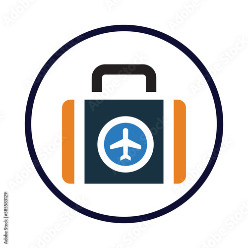 Free Download air, bag, travel, tourist, tourist air travel bag icon - GFXLoad