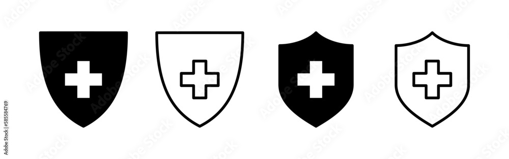 Health insurance icon vector for web and mobile app. Insurance document sign and symbol Health insurance icon vector for web and mobile app. Insurance document sign and symbol