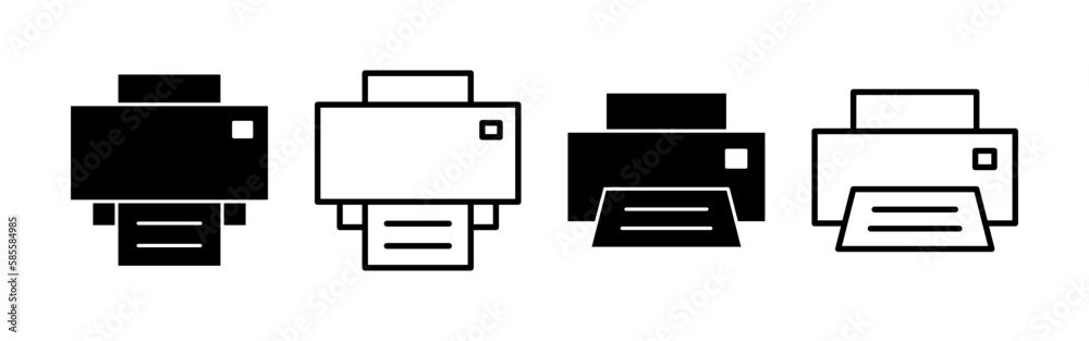 Print icon vector for web and mobile app. printer sign and symbol Print icon vector for web and mobile app. printer sign and symbol