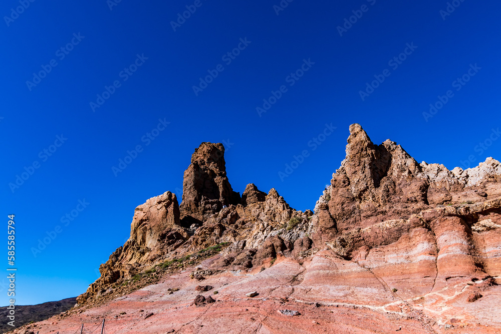 Fototapeta premium Paisaje en el Parque Nacional del Teide.