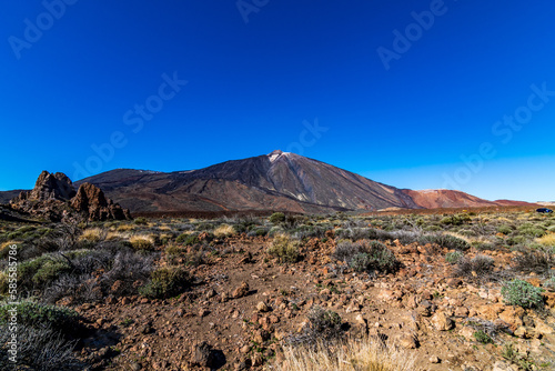 Paisaje en el Parque Nacional del Teide.