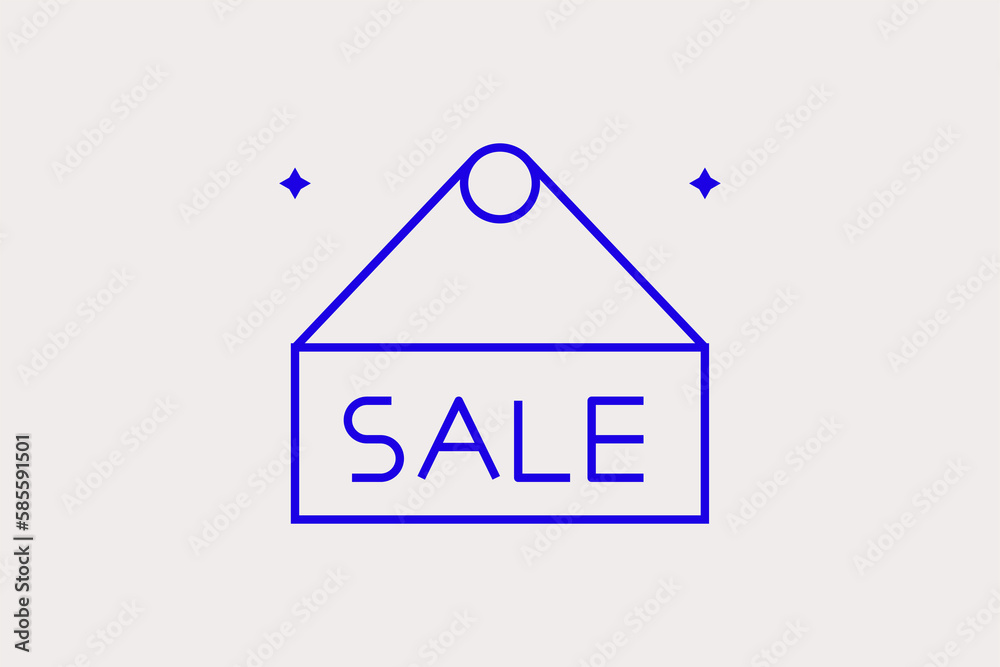 Geometric concept of sale vector illustration in a flat style for website, mobile app, banner, ui ux, web design, business, marketing, landing, infographics, mockup,development	
