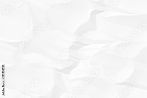 crumpled white paper background close up
