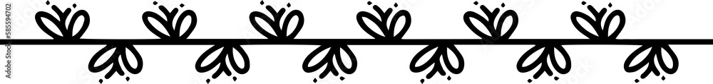 Border Line Hand Drawn
