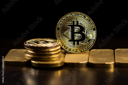 Bitcoins and Golden Bars