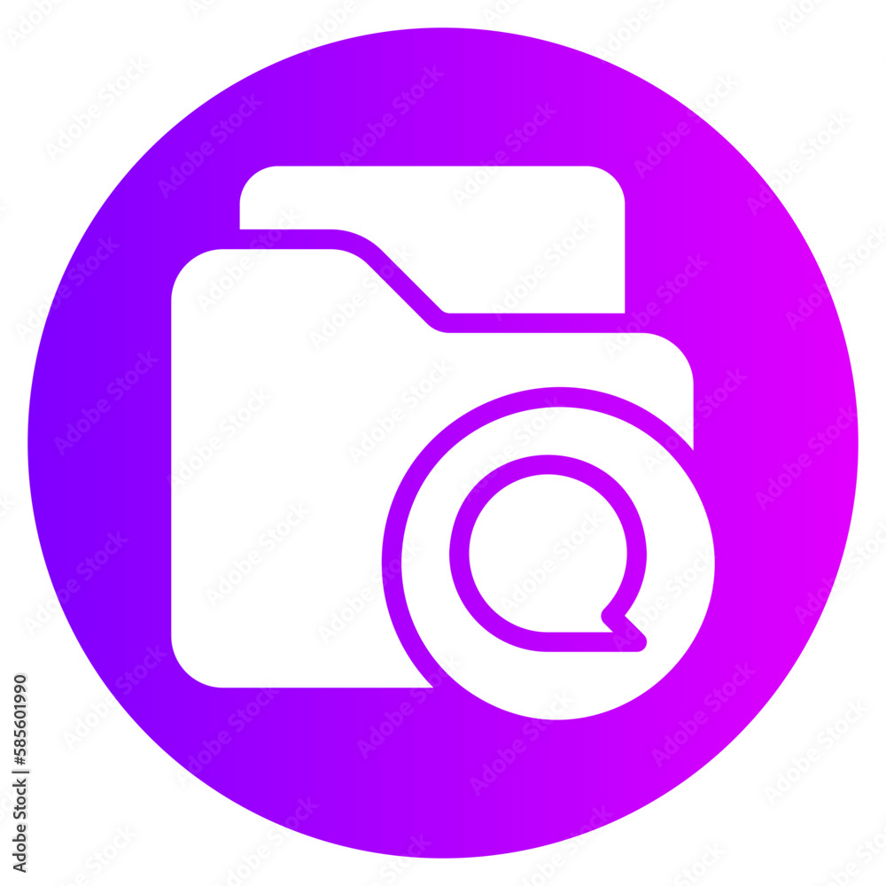 folder gradient icon