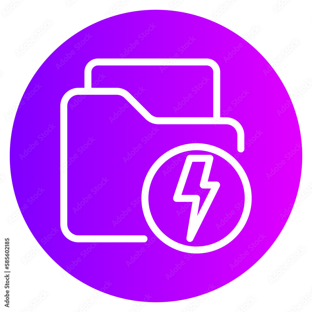 folder gradient icon folder gradient icon