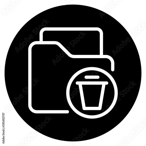 folder glyph icon