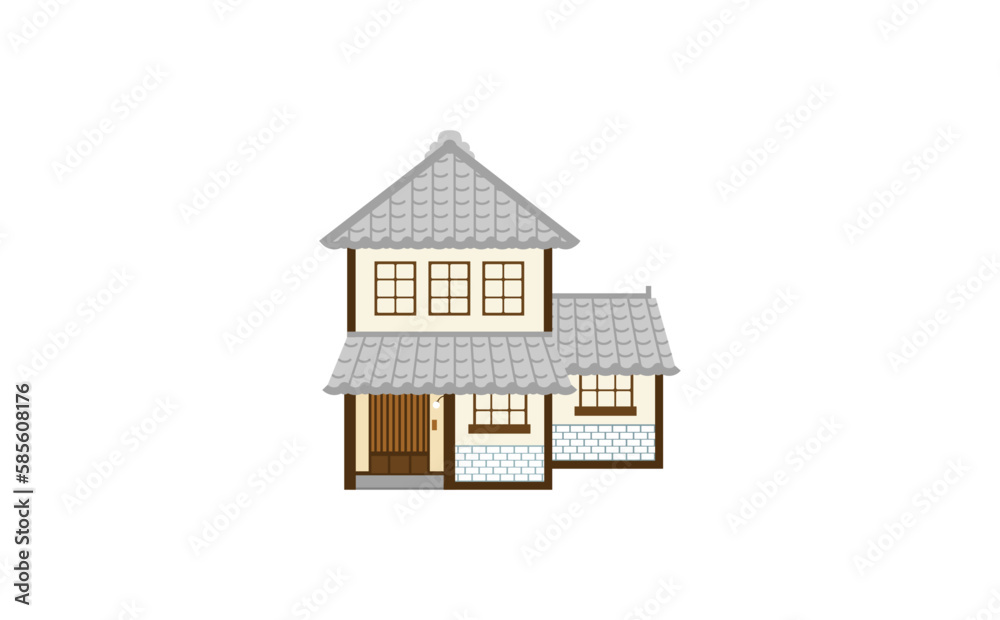 Fototapeta premium レトロなタイルの古民家