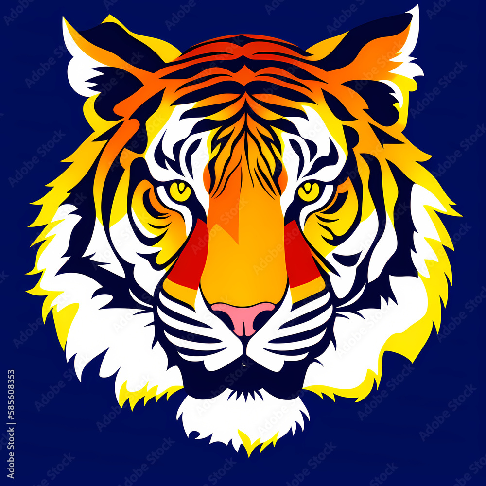 Tiger Mascot Illustration