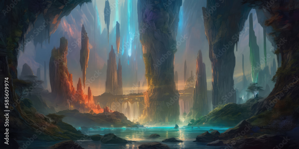The Subterranean Sanctuary, Exploring the Vastness of a Fantasy World's