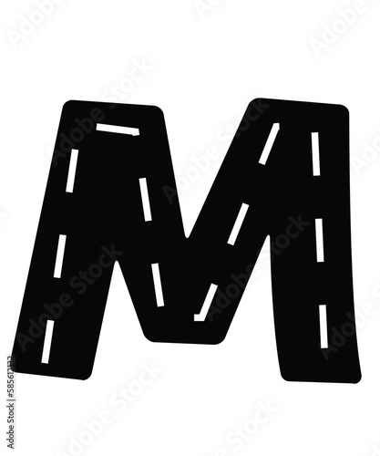 Race Track Alphabet SVG,Road Numbers,Letters,Road Bundle,Birthday,Car,Boys,Construction,Clipart,,Font,Cricut,Cameo,Font, alphabet svg, letters svg, road font, car racing, race car svg, race track, Rac