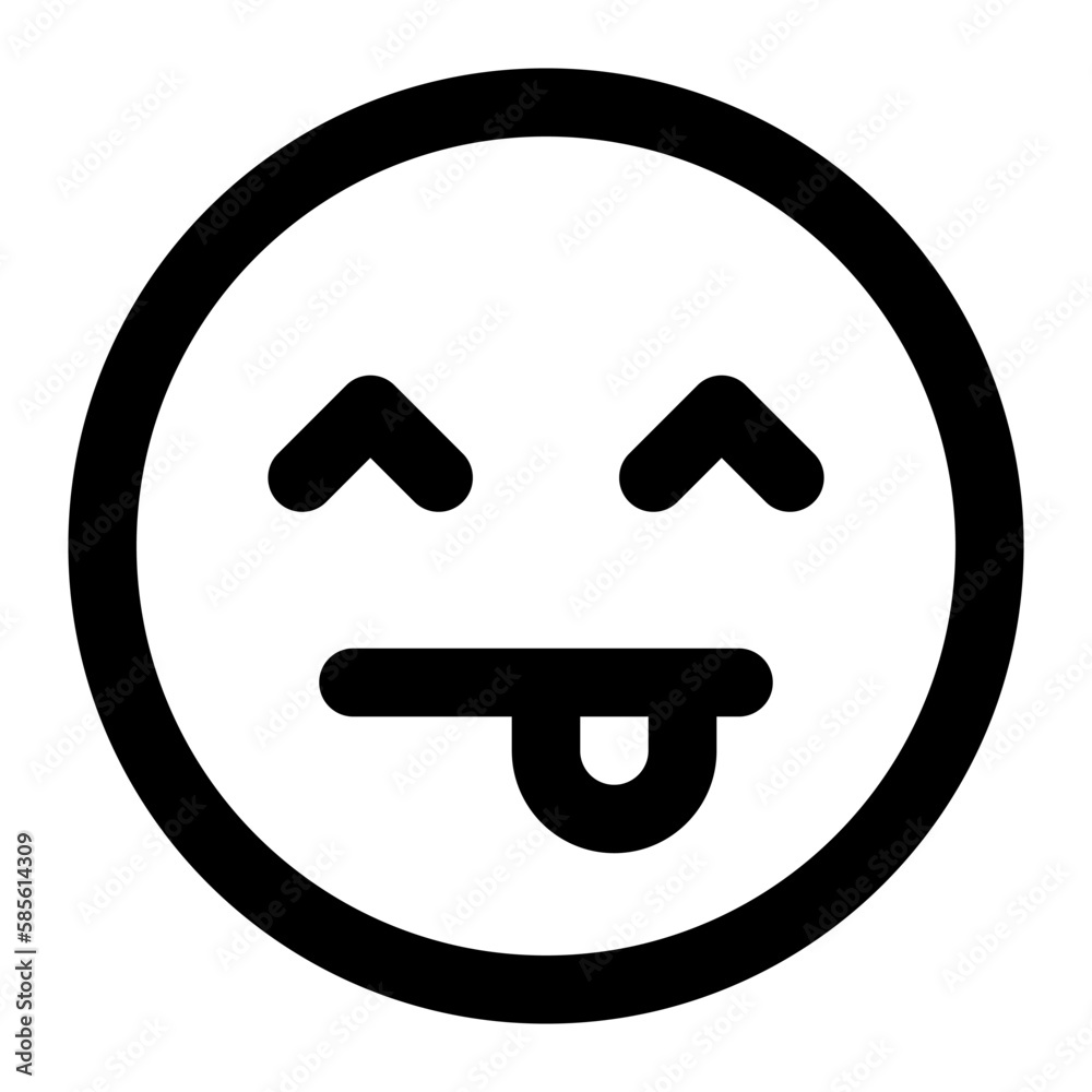 facial expression icon of emoticon facial expression icon of emoticon