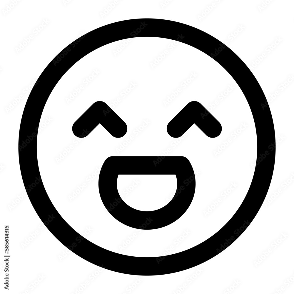 facial expression icon of emoticon facial expression icon of emoticon