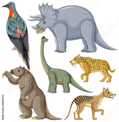 Collection of Extinct Animals