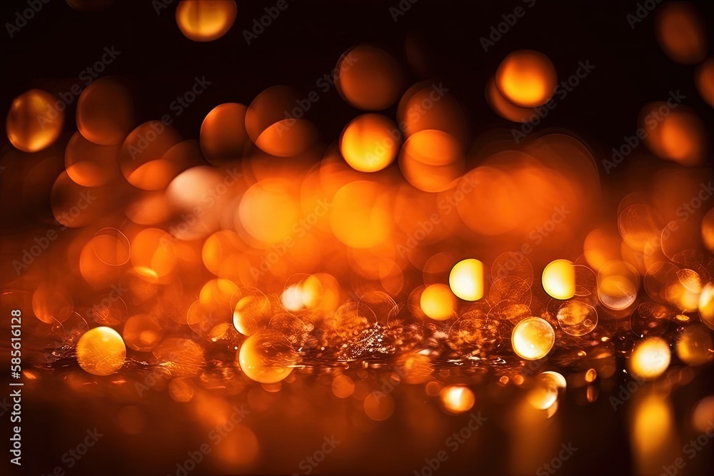Fotografie colorful bokeh lights abstract background. Generative AI