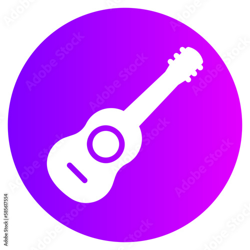 guitar gradient icon