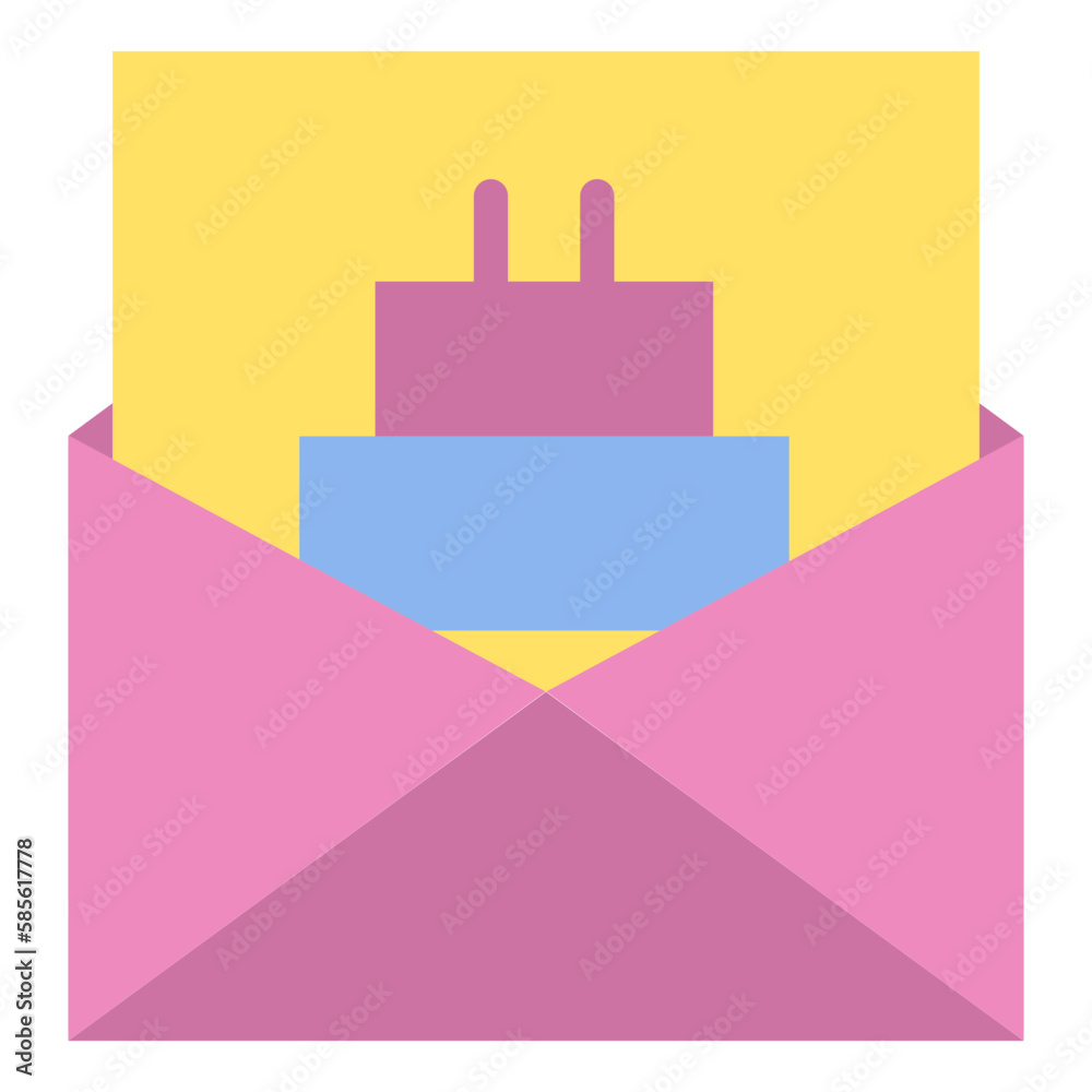 birthday card icon birthday card icon