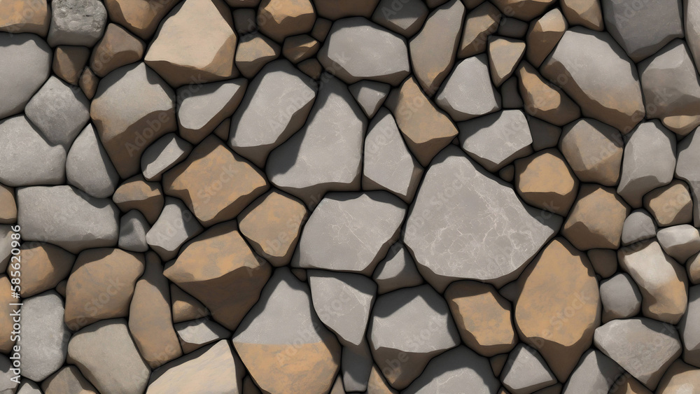 Stacked stones background. Generative AI Stacked stones background. Generative AI