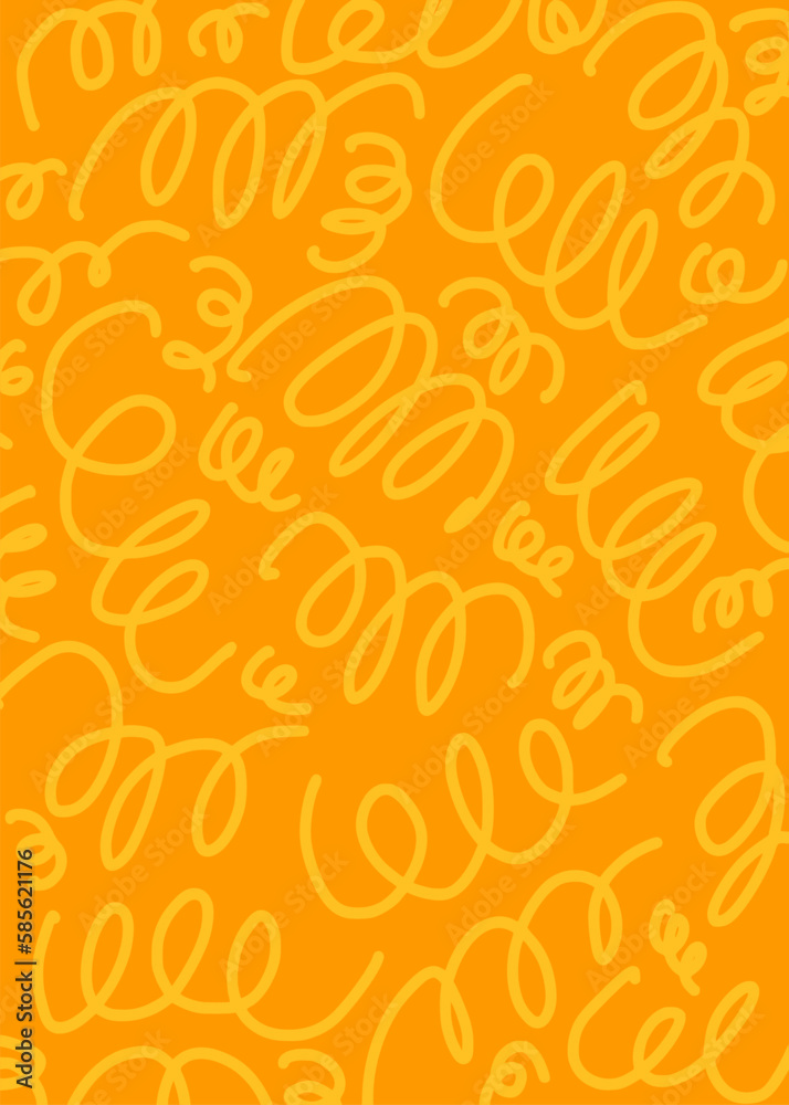 Abstract background with curly pencil brush pattern Abstract background with curly pencil brush pattern