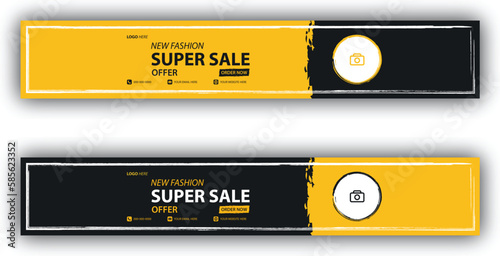 weekend sale social media banner and web banner design. social media cover design.