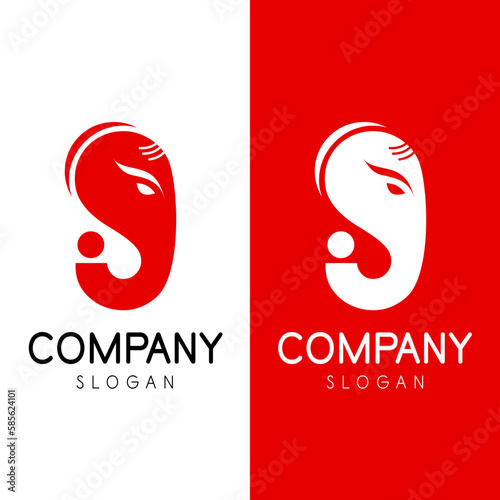  Lord ganesha attractive logo design