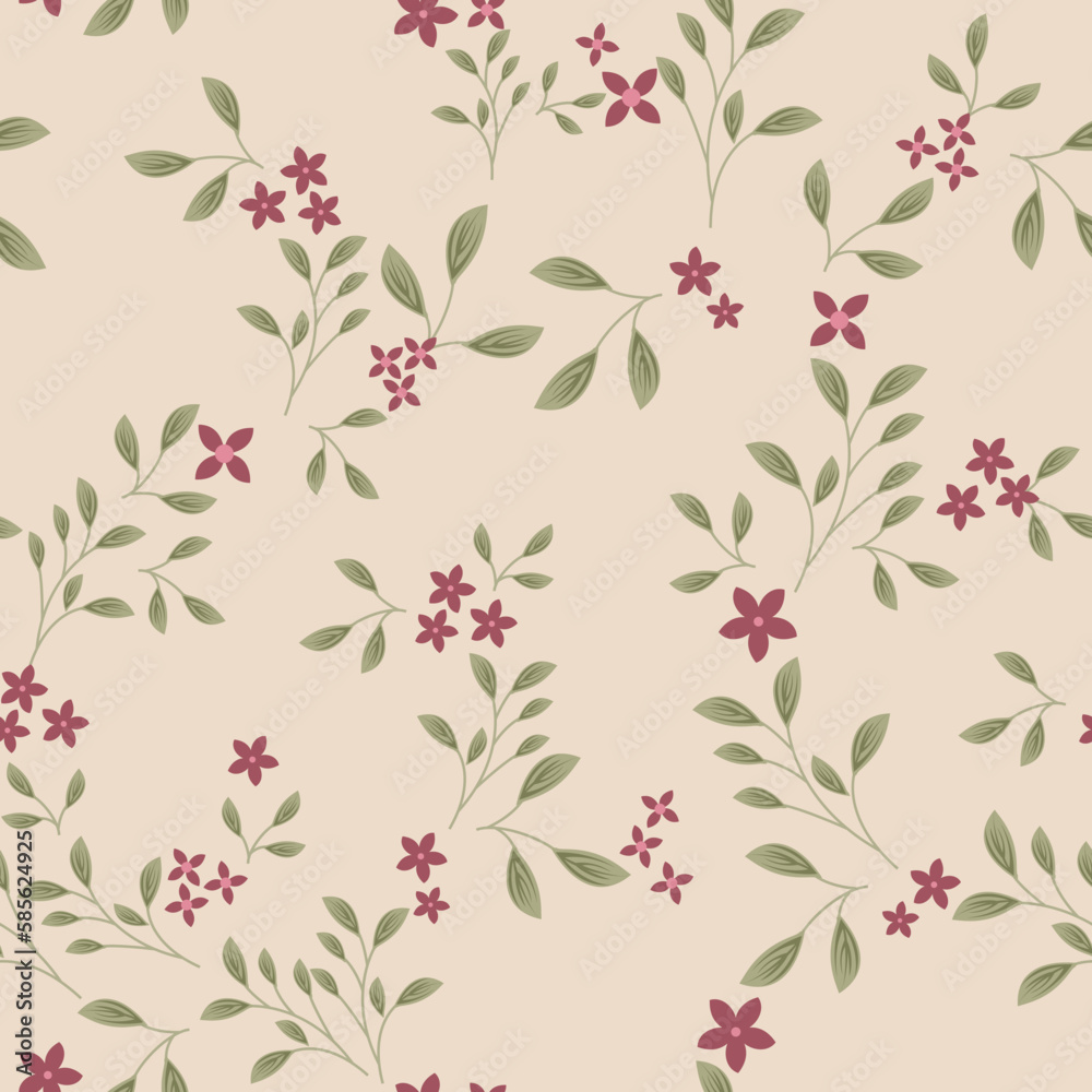 seamless flower with Chex design pattern on background seamless flower with Chex design pattern on background