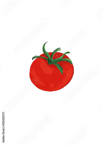 tomato on a white background