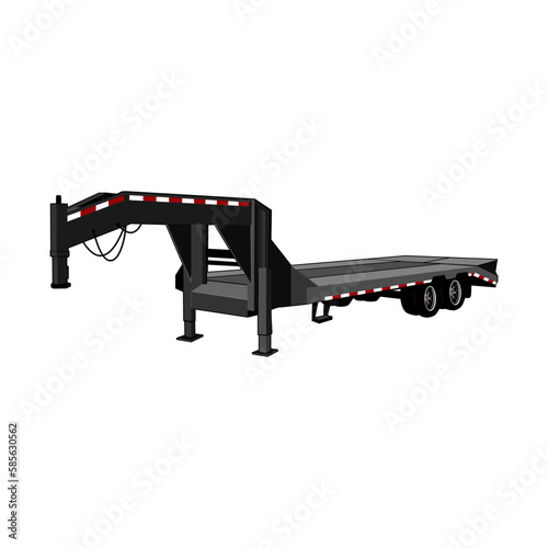 Big Tex Trailers vector Design isolated on white background