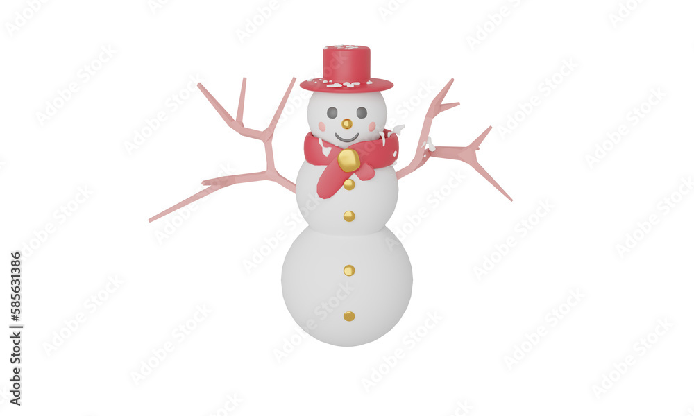 PNG Christmas pastel Scene With Snowman Cute characters. 3d Rendering illustration. snow winter season in holiday festival PNG Christmas pastel Scene With Snowman Cute characters. 3d Rendering illustration. snow winter season in holiday festival