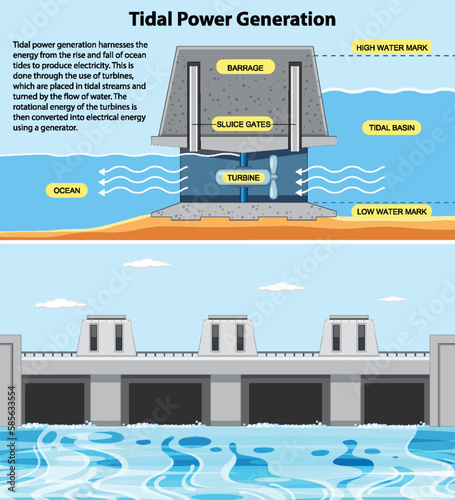Tidal Electricity Concept for Science Education