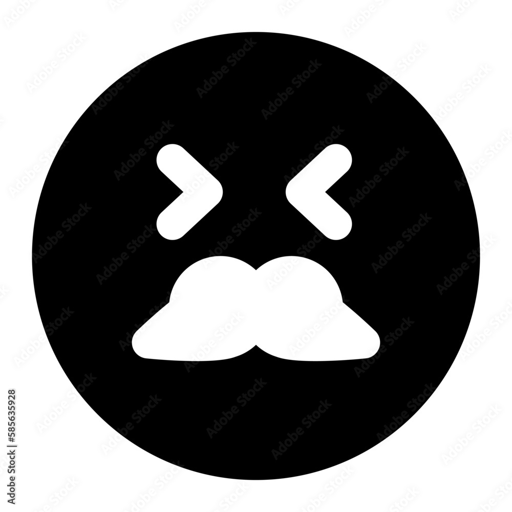 facial expression solid icon of emoticon facial expression solid icon of emoticon