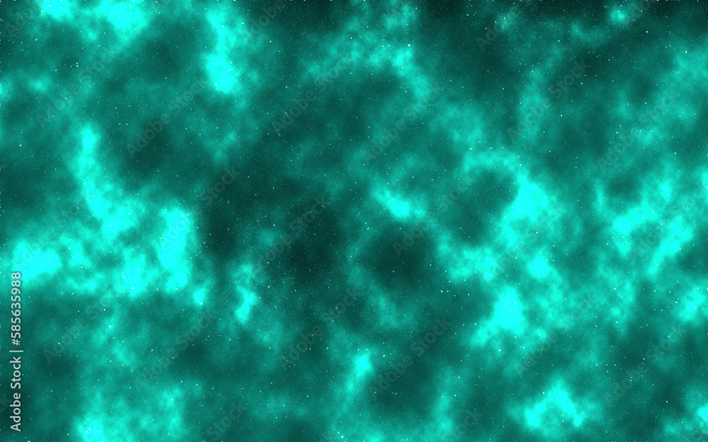 background galaxy green