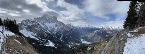Alleghe Civetta Ski Slopes Dolomiti Italian Alps