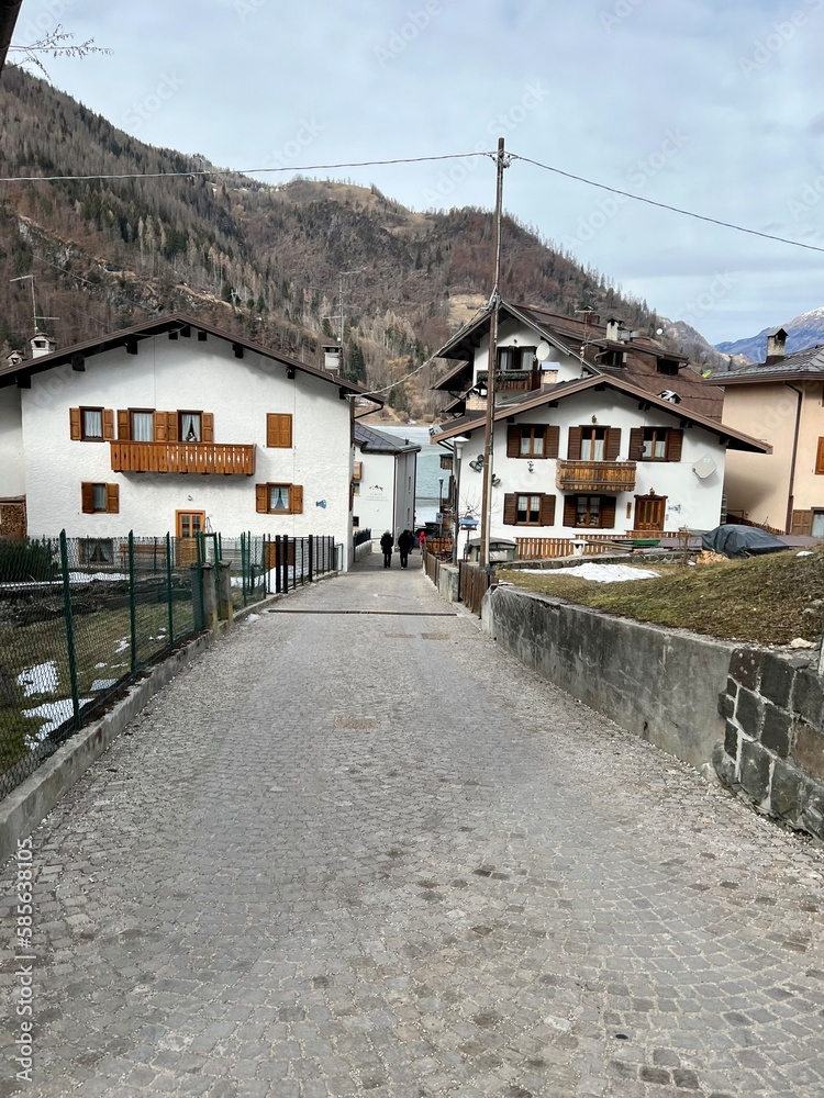 Alleghe Civetta Village Dolomiti Italian Alps