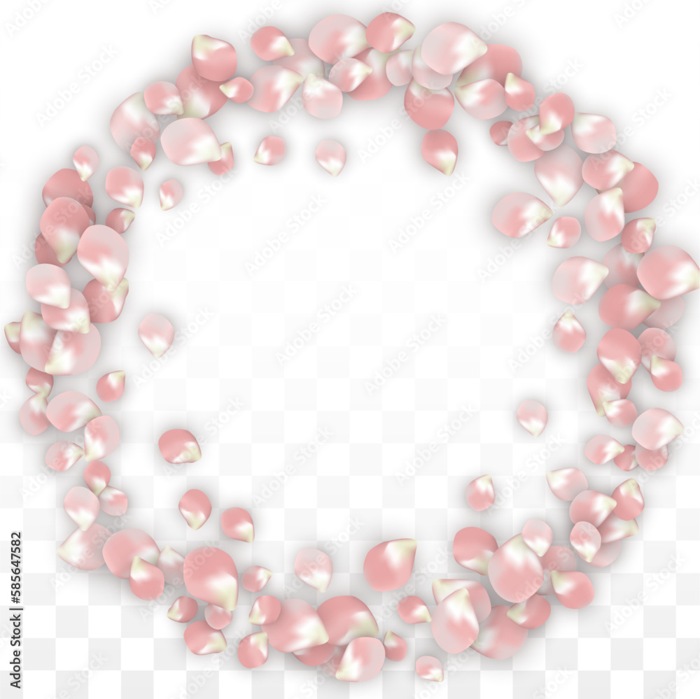 Pink Vector Realistic Petals Falling on Transparent Background. Spring Romantic Flowers Illustration. Flying Petals. Sakura Spa Design. Blossom Confetti. Design Elements for Wedding Decoration. Pink Vector Realistic Petals Falling on Transparent Background. Spring Romantic Flowers Illustration. Flying Petals. Sakura Spa Design. Blossom Confetti. Design Elements for Wedding Decoration.