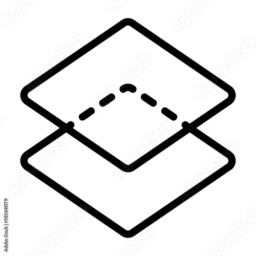 graphic design, layers icon
