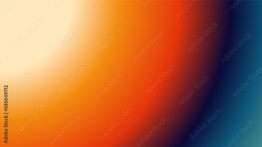 abstract colorful vintage tone background with gradient lighting circle
