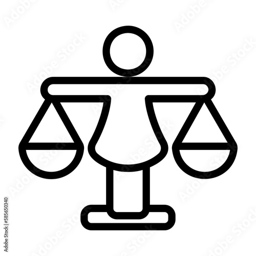 womens day, balance icon