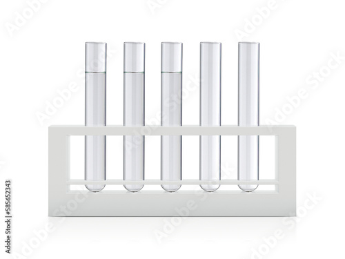 Fotografie chemical test tube transparent background