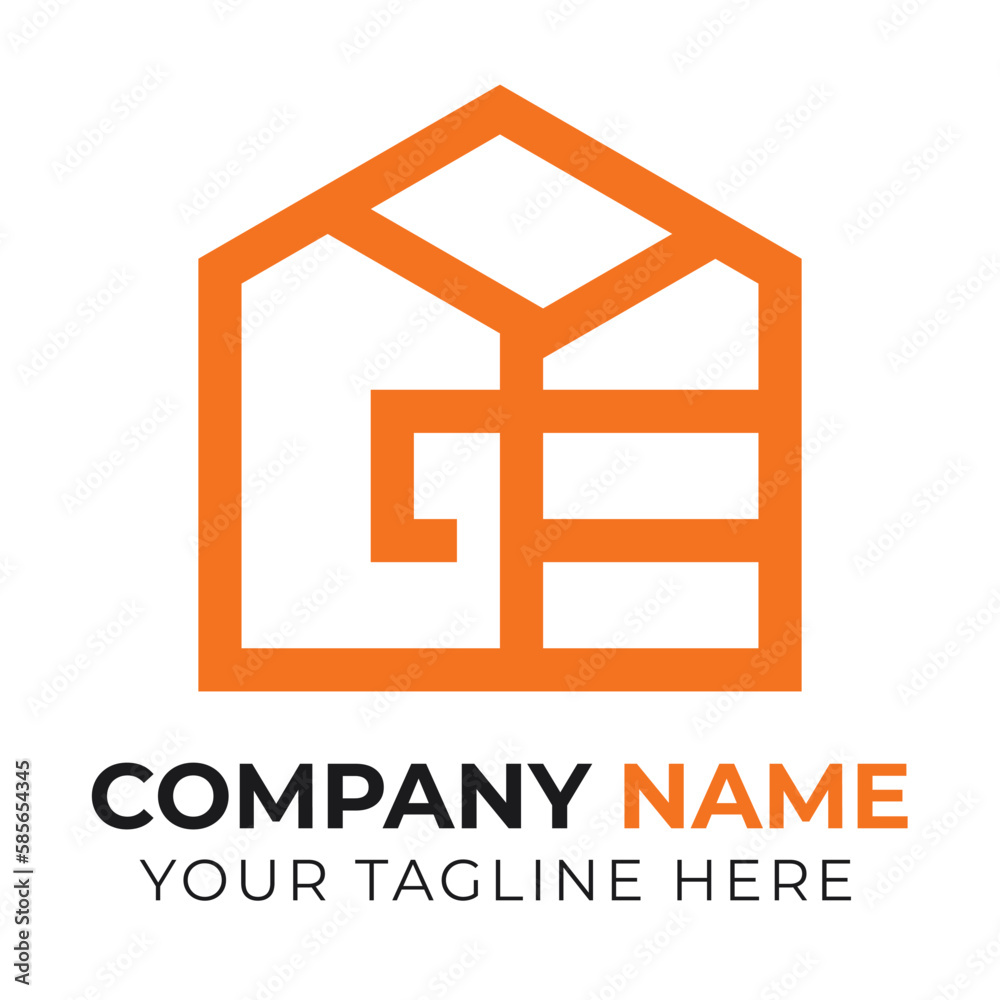 Modern Home Logo Design Template Modern Home Logo Design Template
