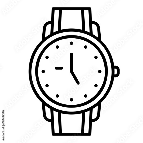 A watch icon to enhance your appearance or fashion as well as a timepiece or timer
