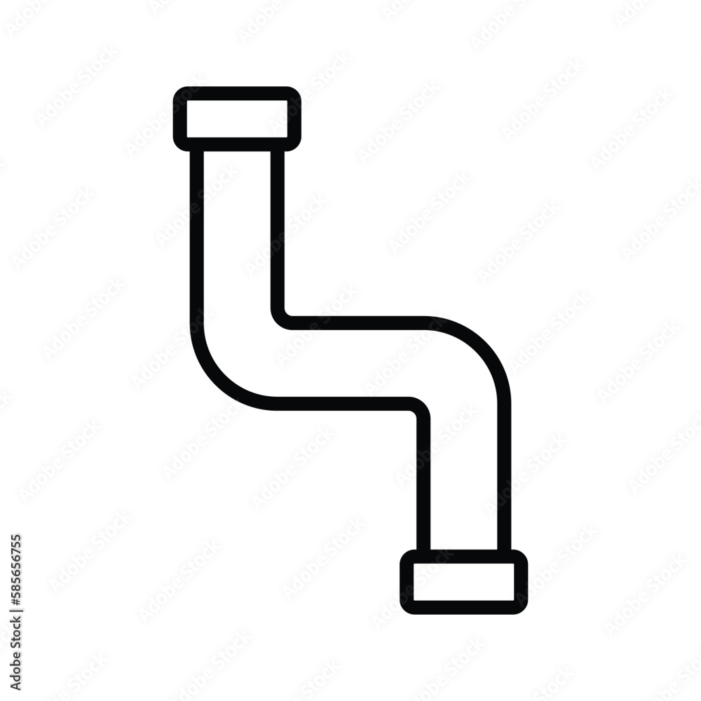 pipe plumbing icon vector design template in white background pipe plumbing icon vector design template in white background